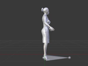 Chinese Woman 01 3D Model
