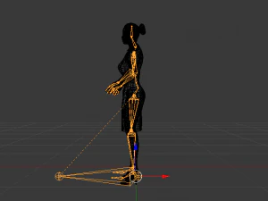 Chinese Woman 01 3D Model