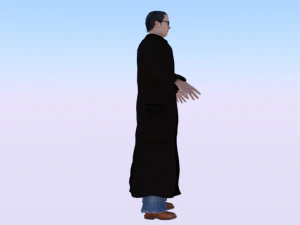 Male in Casual Clothes 01 3D Model