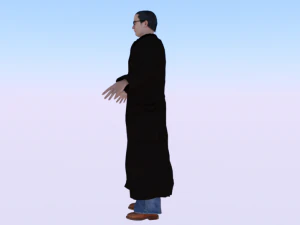 Male in Casual Clothes 01 3D Model