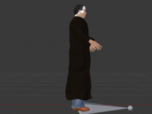 Male in Casual Clothes 01 3D Model