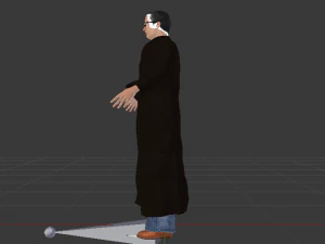 Male in Casual Clothes 01 3D Model