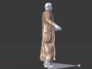 Male in Casual Clothes 01 3D Model