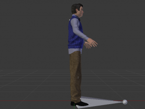 Male in Casual Clothes 02 Model 3D