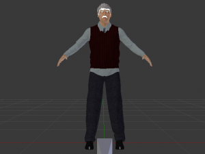 Male in Casual Clothes 03 3D Model