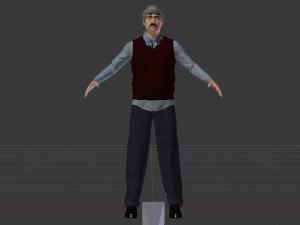 Male in Casual Clothes 03 3D Model