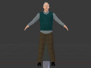 Male in Casual Clothes 04 3D Model
