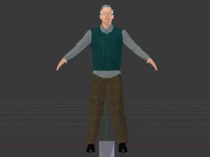 Male in Casual Clothes 04 3D Model