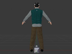 Male in Casual Clothes 04 3D Model