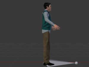 Male in Casual Clothes 04 3D Model