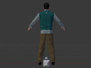 Male in Casual Clothes 04 3D Model