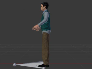 Male in Casual Clothes 04 3D Model