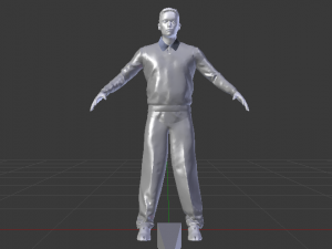 Male in Casual Clothes 04 3D Model
