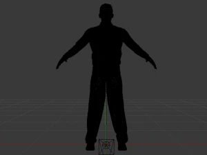Male in Casual Clothes 04 3D Model