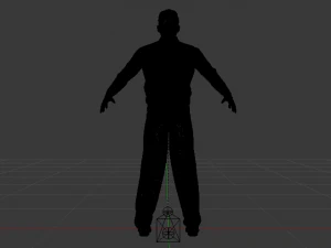 Male in Casual Clothes 04 3D Model