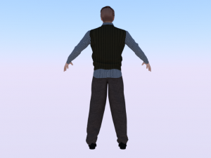 Male in Casual Clothes 05 3D Модель