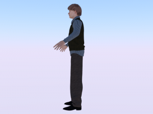 Male in Casual Clothes 05 3D Модель