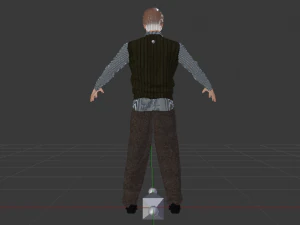 Male in Casual Clothes 05 3D Model