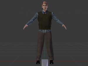 Male in Casual Clothes 05 3D Модель
