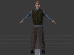 Male in Casual Clothes 05 3D Model