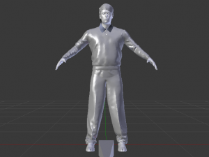 Male in Casual Clothes 05 3D Модель