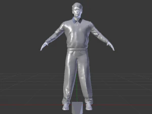 Male in Casual Clothes 05 3D Model