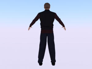 Male in Casual Clothes 06 Modelo 3D