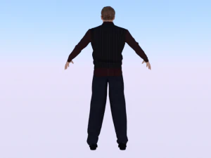 Male in Casual Clothes 06 3D Model
