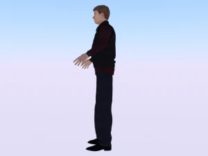 Male in Casual Clothes 06 3D Model