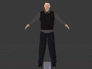 Male in Casual Clothes 06 3D Model