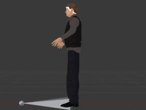 Male in Casual Clothes 06 3D Model