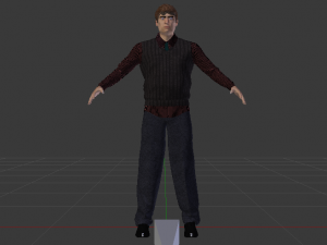 Male in Casual Clothes 06 Modelo 3D