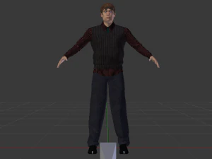 Male in Casual Clothes 06 3D Model