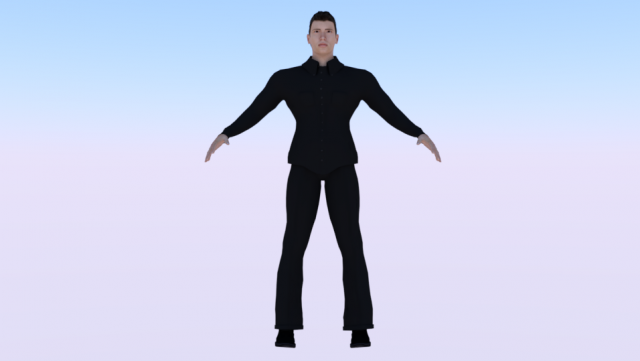 Male in Casual Clothes 07 Modello 3D .c4d .max .obj .3ds .fbx .stl .blend 