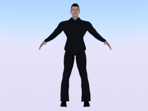 Male in Casual Clothes 07 3D Model