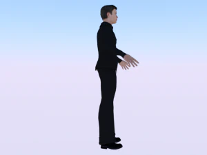 Male in Casual Clothes 07 3D Model