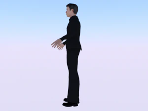Male in Casual Clothes 07 3D Model