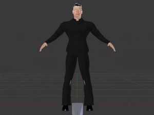 Male in Casual Clothes 07 3D Model