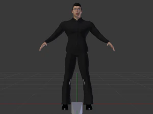 Male in Casual Clothes 07 3D Model