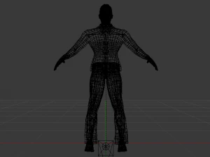 Male in Casual Clothes 07 3D Model