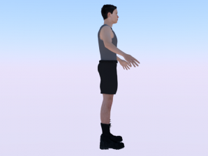 Male in Casual Clothes 08 3D Model