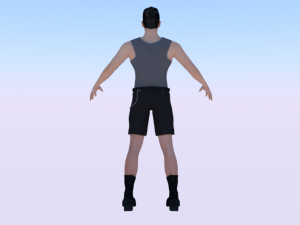 Male in Casual Clothes 08 3D Model