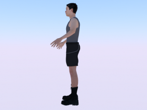 Male in Casual Clothes 08 3D Model