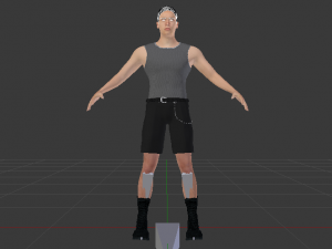 Male in Casual Clothes 08 3D Model