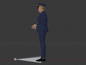 Male in Uniform 3D Model