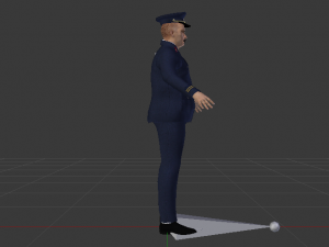 Male in Uniform 3D Model
