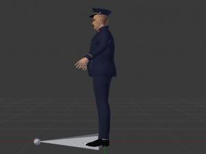 Male in Uniform 3D Model