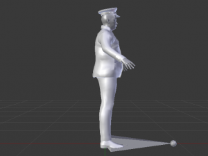 Male in Uniform 3D Model