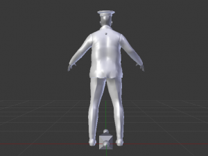 Male in Uniform 3D Model