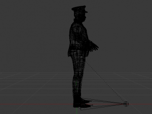Male in Uniform 3D Model